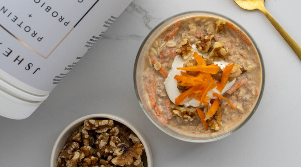 Carrot Cake Overnight Oats – JSHealth