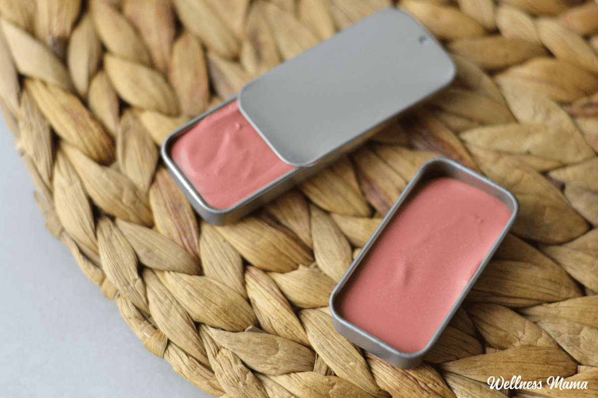 DIY Natural Tinted Lip Sunscreen