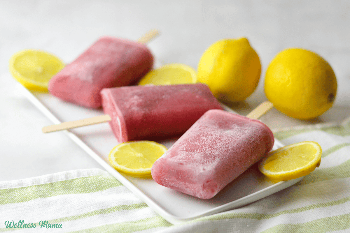 Hibiscus Lemonade Popsicles Recipe